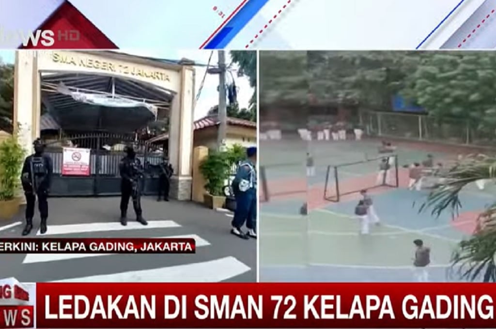 Ledakan di SMAN 72 Kelapa Gading, 1 Terduga Pelaku Diamankan Polisi