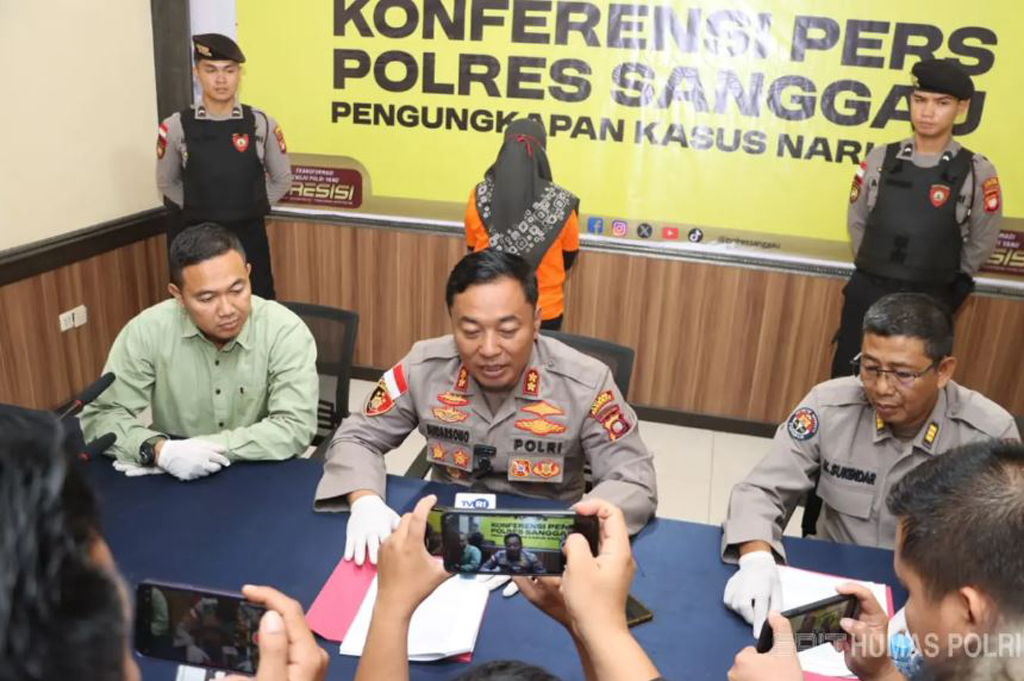Perempuan di Sanggau Ditangkap Bawa Sabu 18,5 Kg, Mengaku Kurir Narkoba