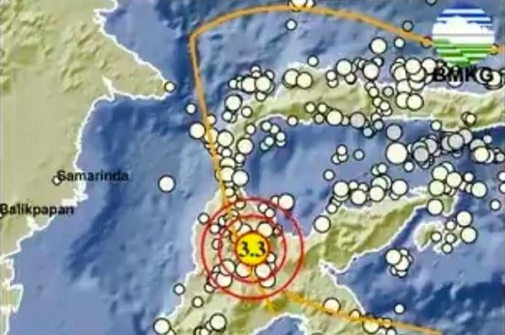Gempa Hari Ini Magnitudo 3,3 Guncang Sigi Sulteng