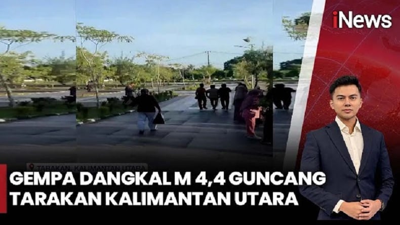 Suasana Kepanikan saat Tarakan Diguncag Gempa Magnitudo 4,4