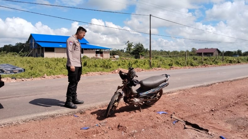 Kecelakaan Truk Molen dengan Motor di Merauke, 3 Orang Dilarikan ke Puskesmas