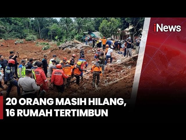 20 Warga Masih Hilang dalam Longsor Cilacap, Evakuasi Dihentikan Sementara karena Hujan