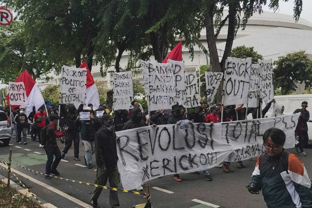 Ultras Garuda Demo di Kantor PSSI, Begini Tuntutannya