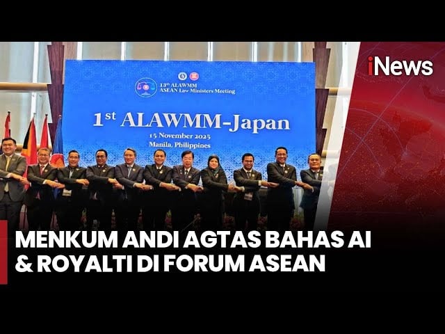 Menkum Supratman Andi Agtas Usulkan Pertemuan Khusus Bahas Royalti Musik dan AI di Forum ASEAN–Jepang