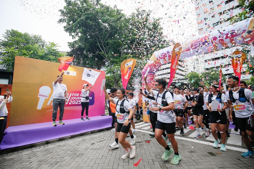 Forum Pemred Gelar Run for Good Journalism, Kampanyekan Lawan Hoaks!