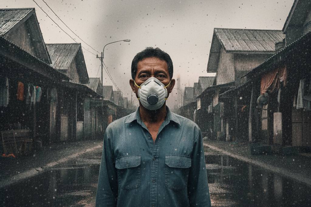 Ada Hujan Debu Hitam di Bekasi, Warga Diminta Pakai Masker N95!