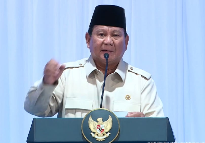 Saat Presiden Prabowo Berpantun di Peluncuran Digitalisasi Pembelajaran 