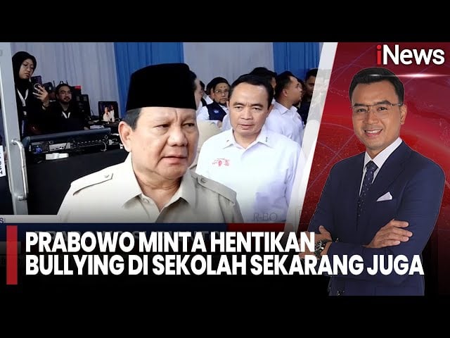 Presiden Prabowo Minta Kasus Bullying di Sekolah Segera Ditangani