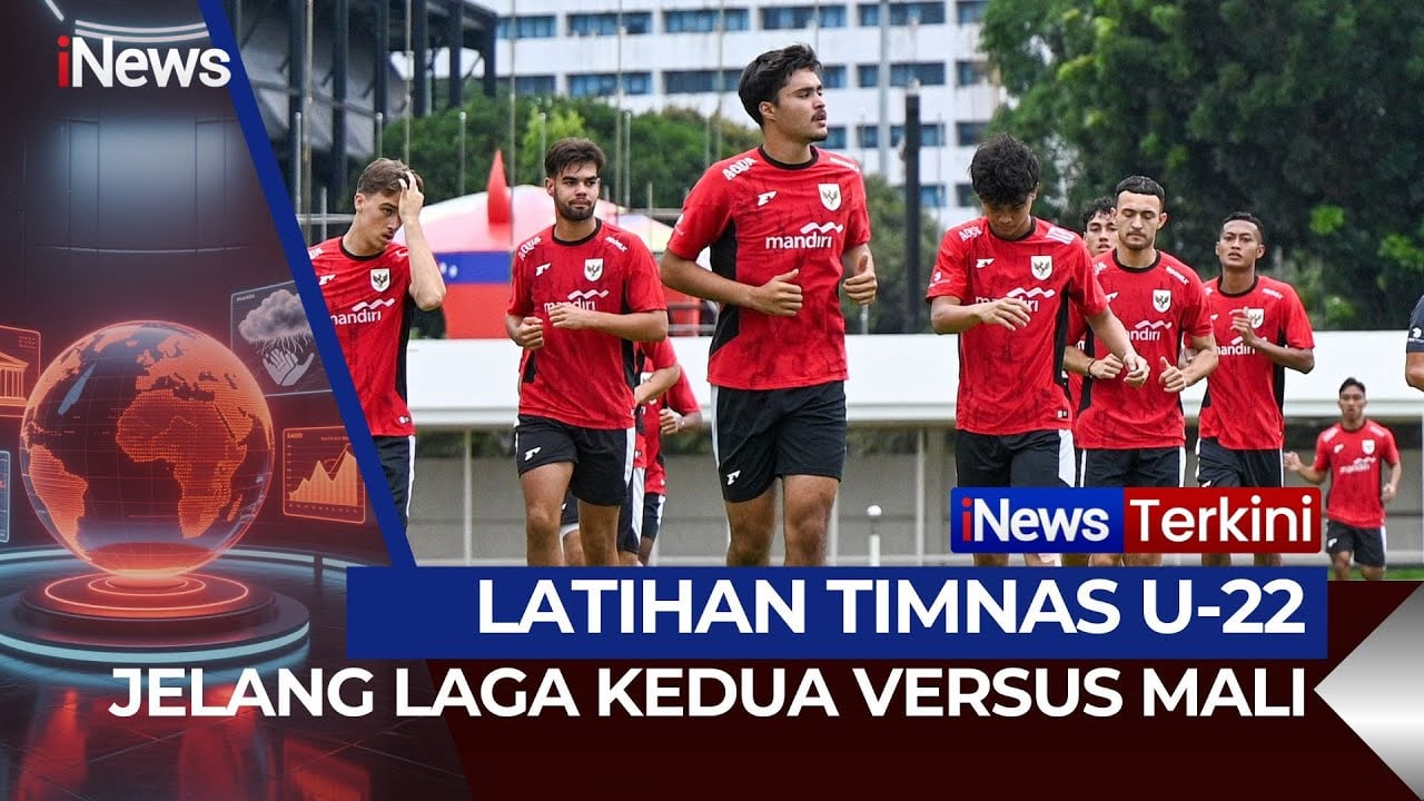 Begini Suasana Latihan Timnas Indonesia U-22 jelang Lawan Mali U-22 Besok