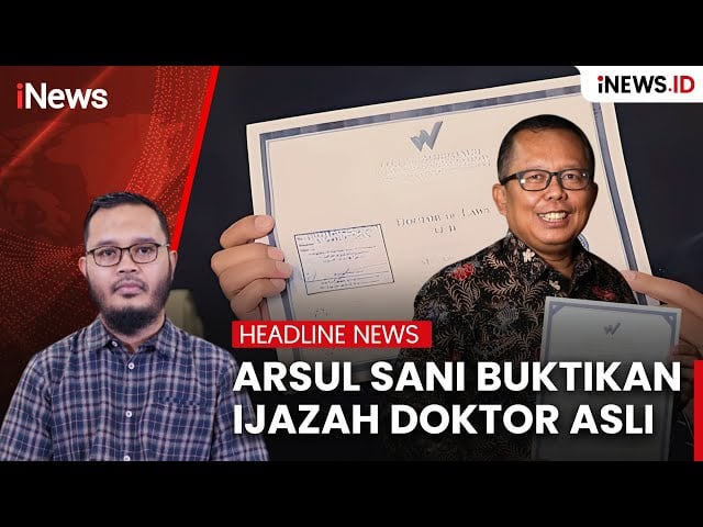  Arsul Sani Buktikan Ijazah Doktor Asli