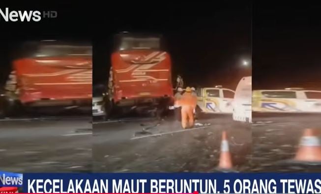 Kecelakaan Maut 3 Kendaraan di Tol Cipali Purwakarta, 5 Tewas 44 Luka Berat
