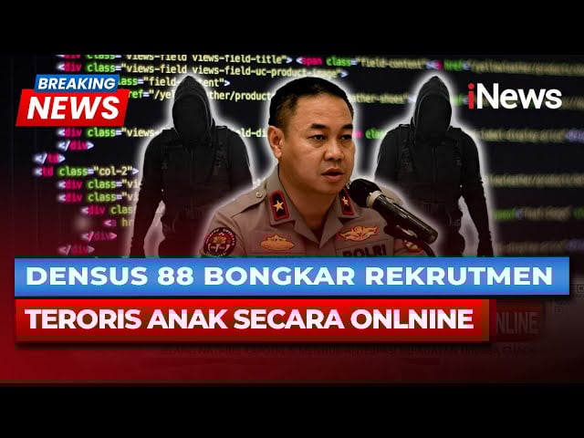 Densus 88 Tangkap 5 Perekrut Anak via Media Sosial, 110 Pelajar Terpapar di 3 Provinsi  
