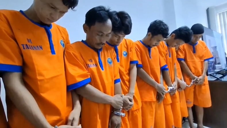 Penggerebekan Kampung Narkoba di Bangka Tengah, 6 Orang Ditangkap 1 Ditembak