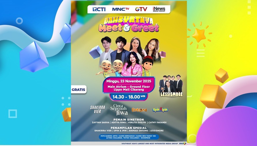 RCTI Hadirkan Jumpa Fans di Dahsyatnya Meet and Greet Cinta Sepenuh Jiwa di Cikarang!