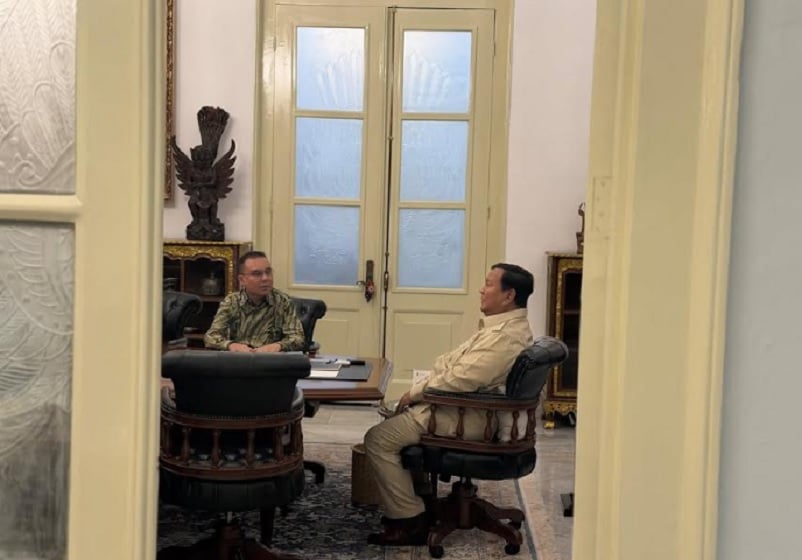 Prabowo Bertemu Dasco di Istana, Bahas Kesejahteraan Ojol hingga Penyelenggaraan Haji 2026
