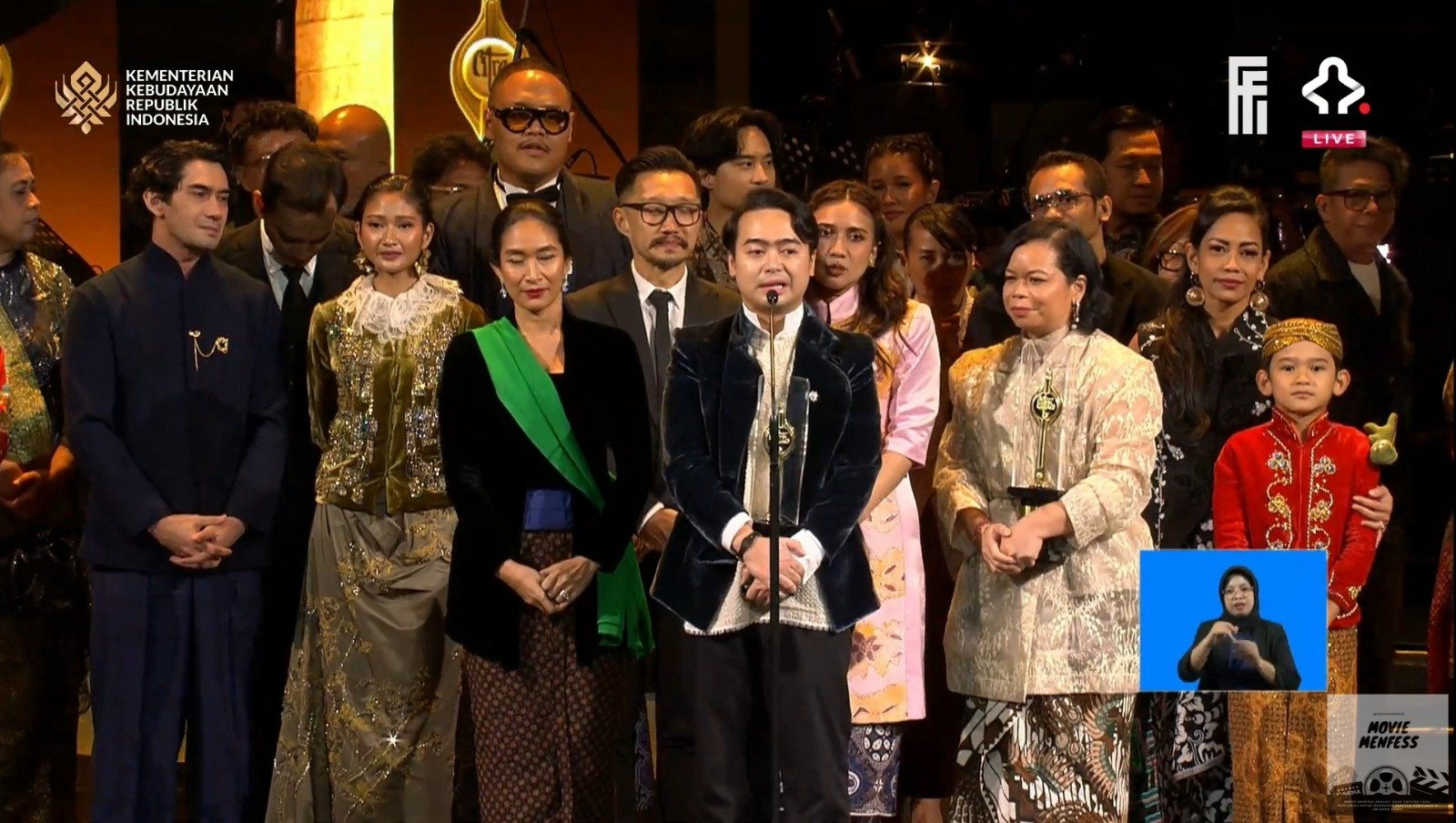 Daftar Lengkap Pemenang FFI 2025, Pangku Jadi Film Cerita Panjang Terbaik!