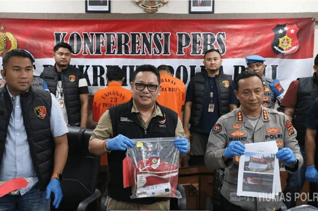 Vandalisme Bendera Merah Putih di Jembrana, Polisi Gerak Cepat Tangkap 2 Pelaku