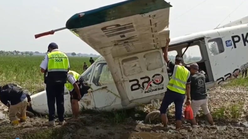 KNKT Investigasi Pesawat Jatuh di Karawang, Cek Kondisi Teknis Sebelum Kejadian