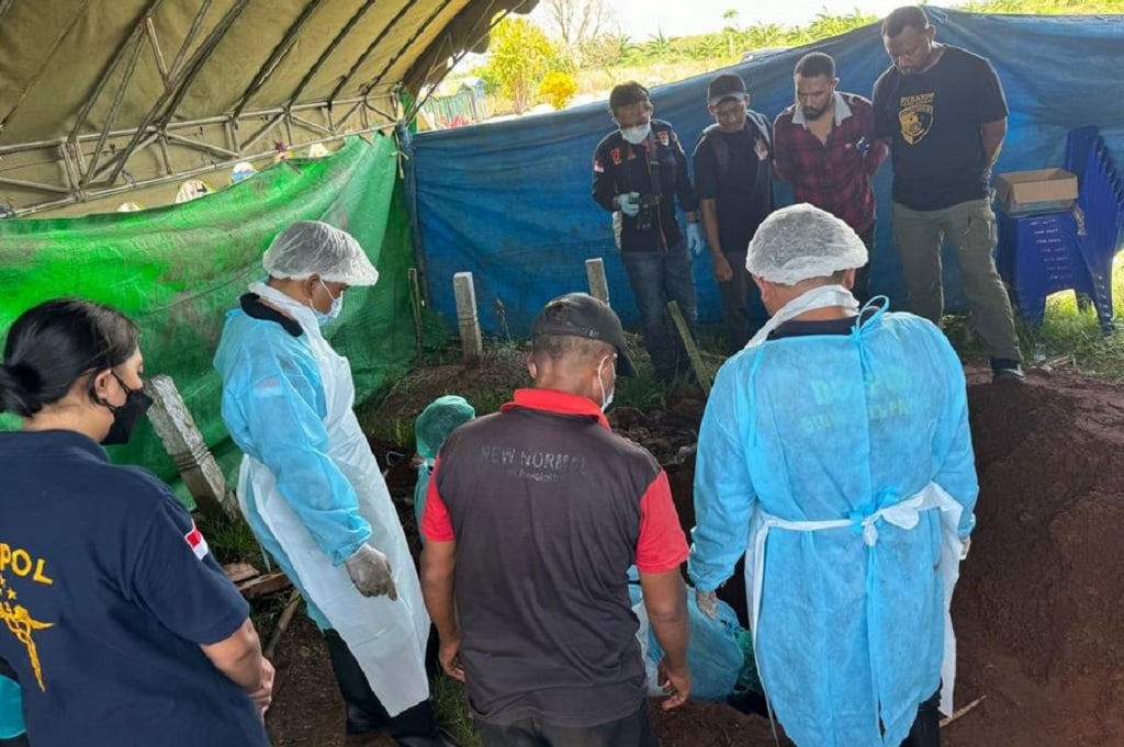 Makam Bocah Disabilitas Korban Pembunuhan di Merauke Dibongkar Polisi