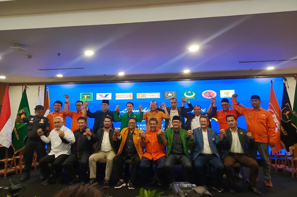 Partai Perindo dan 7 Parpol Non-Parlemen Deklarasikan Sekber GKSR, Perjuangkan 4 Isu Utama