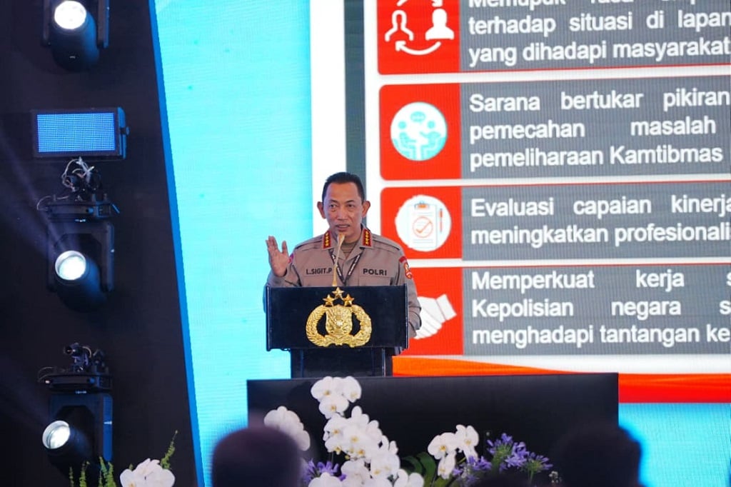 Apel Kasatwil, Kapolri: Semangat Polri Tingkatkan Pelayanan untuk Masyarakat