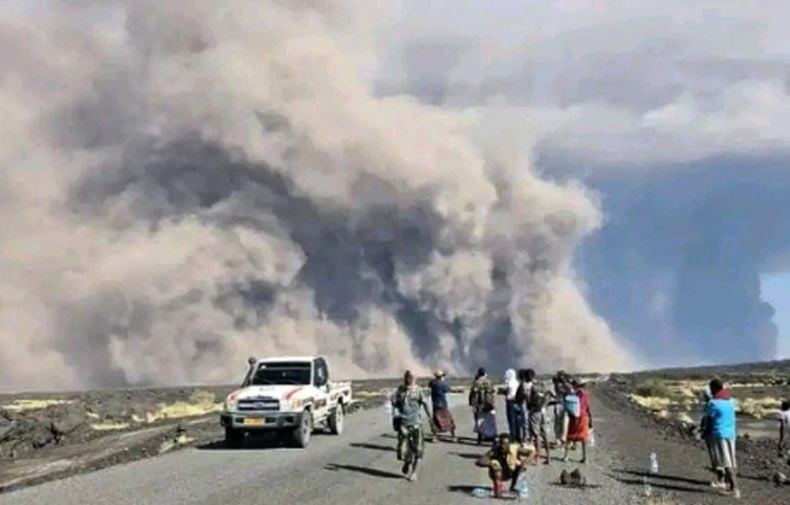 Gunung di Ethiopia Meletus Dahsyat, Abu Vulkanik Lintasi Laut Merah sampai India
