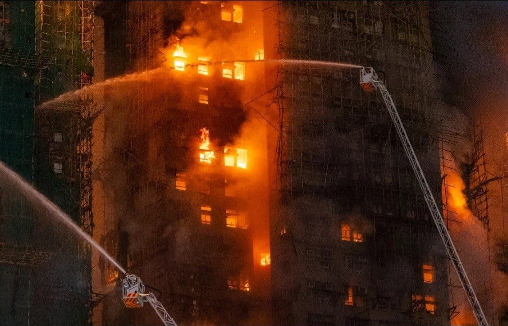 7 Gedung Apartemen di Hong Kong Terbakar, Jumlah Korban Tewas Jadi 14 Orang