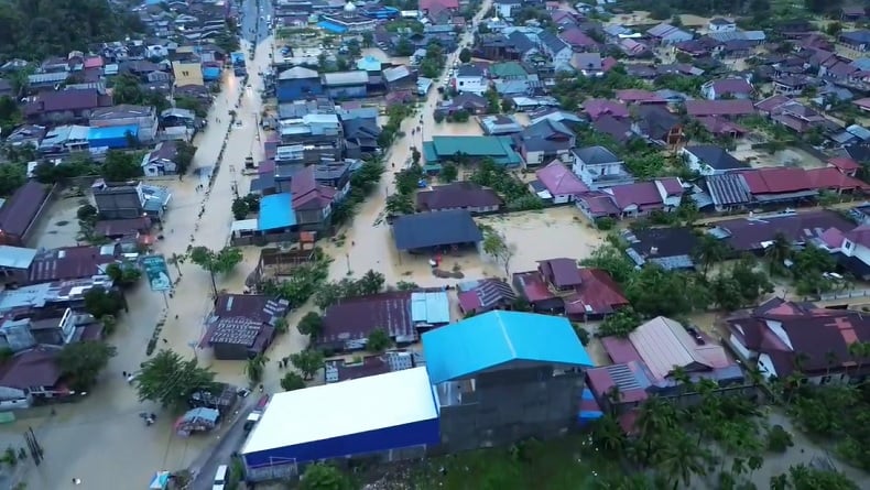 Lhokseumawe Lumpuh Dikepung Banjir, 68 Desa Terendam