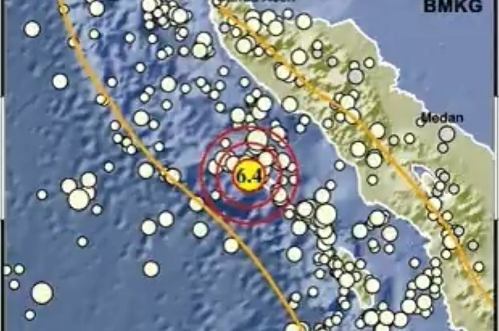 Breaking News: Gempa Magnitudo 6,4 Guncang Sinabang Aceh
