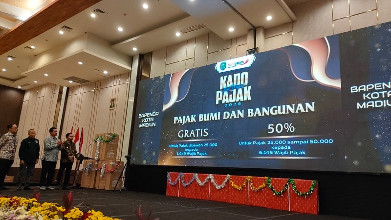 Pemkot Madiun Berikan Kado Pajak 2026 untuk Warga, Gratis PBB hingga Potongan BPHTB