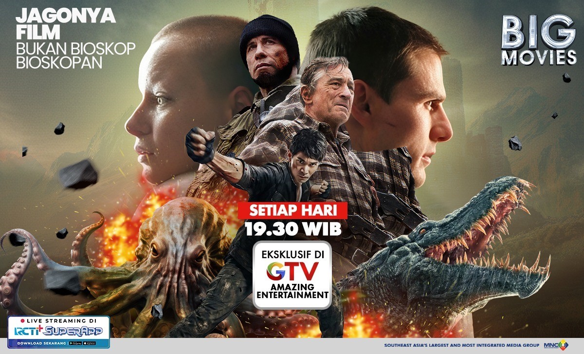 Adrenalin Tanpa Henti! Malam Penuh Aksi di GTV Big Movies, Jagonya Film!