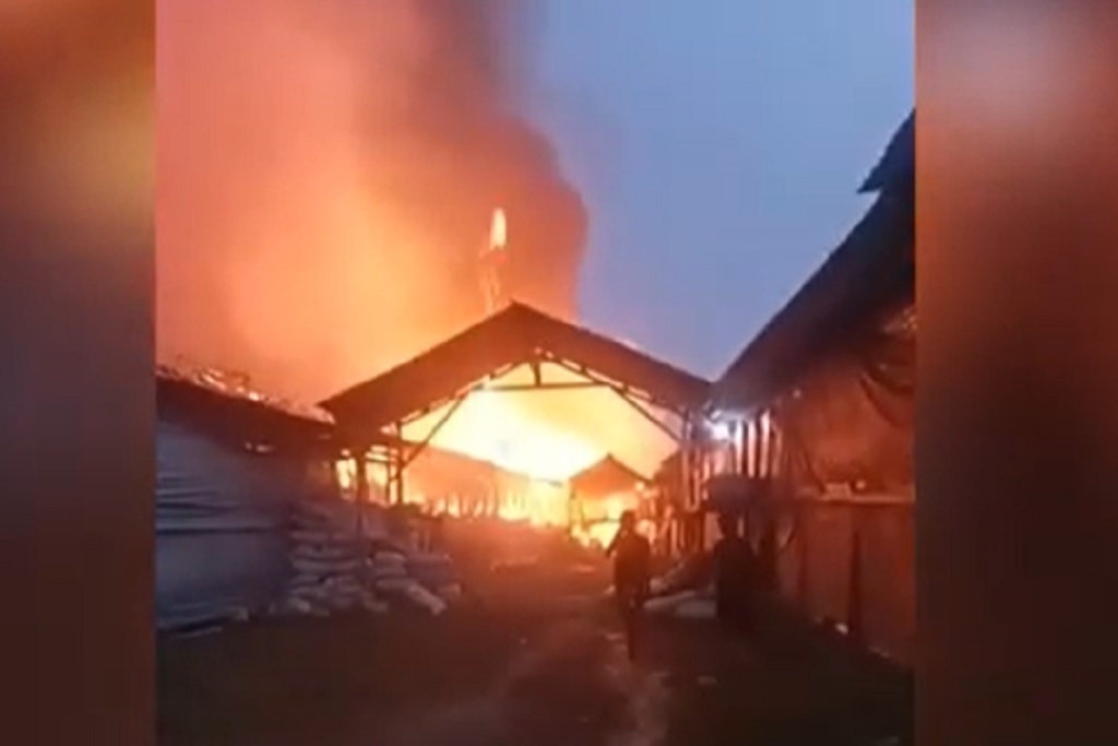 40.000 Ekor Ayam Mati saat Kebakaran di Lamongan, Kerugian Rp3,4 Miliar