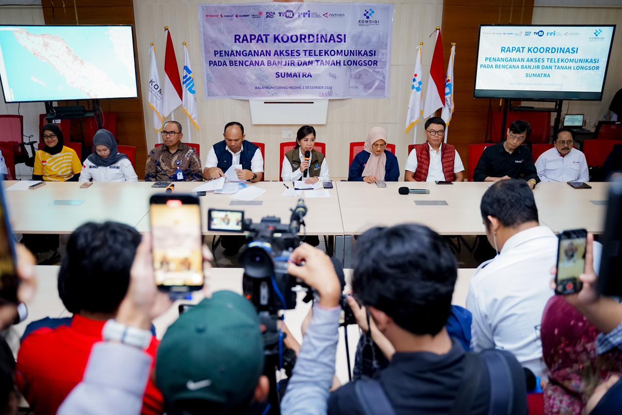 2.400 BTS Lumpuh akibat Banjir Sumatera, Pemerintah dan Operator Kebut Pemulihan