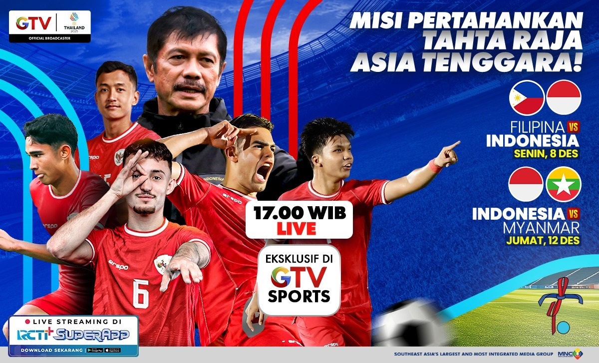 Jadwal Siaran Langsung Timnas Indonesia U-22 di SEA Games 2025, Live GTV!