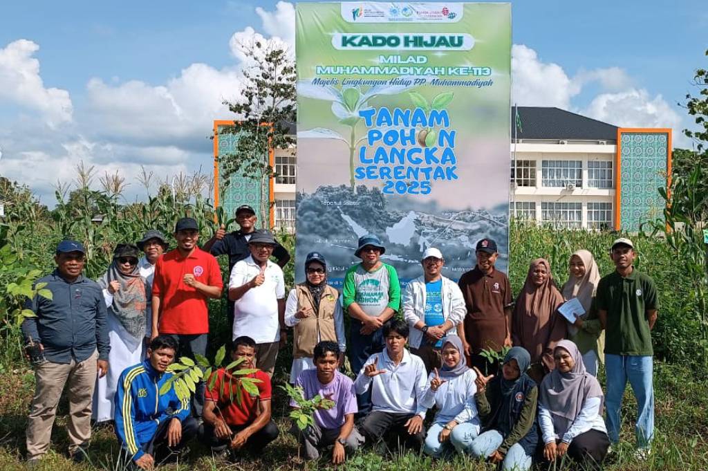 Muhammadiyah Tanam Pohon Langka Serentak di 5 Provinsi 