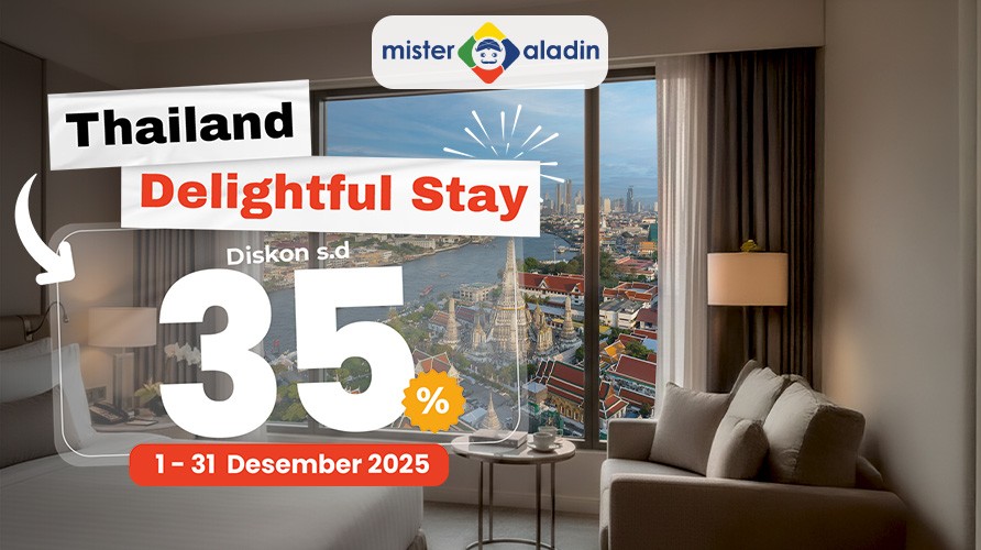 Perjalanan ke Thailand Semakin Terjangkau: Diskon Hotel s.d 35% 