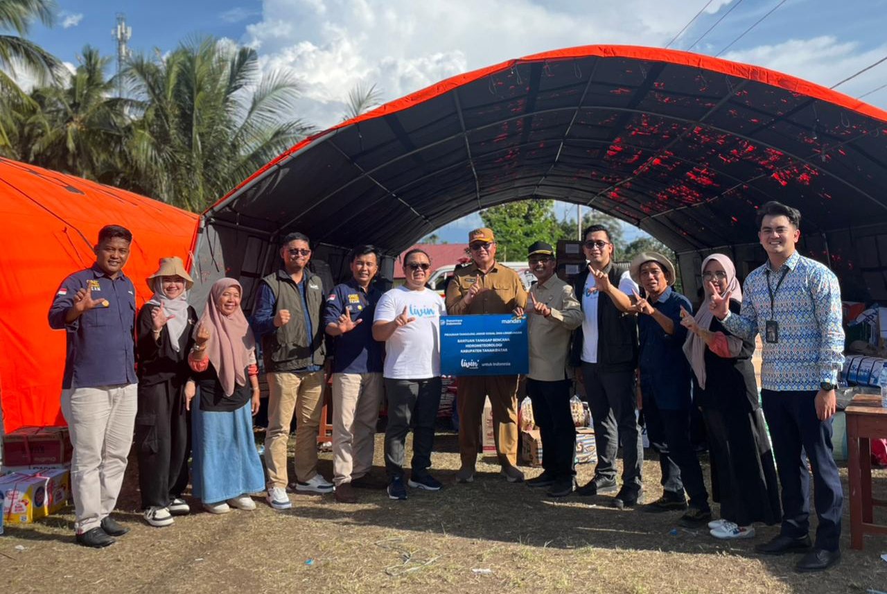 Bank Mandiri Percepat Penyaluran 67.000 Bantuan Bencana untuk Warga Sumatra
