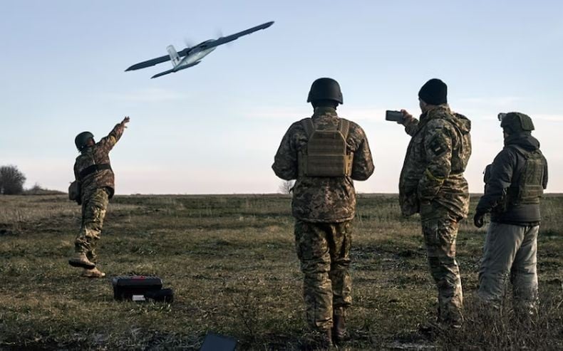 Rusia Tembak Jatuh 102 Drone Tempur Ukraina dalam Semalam
