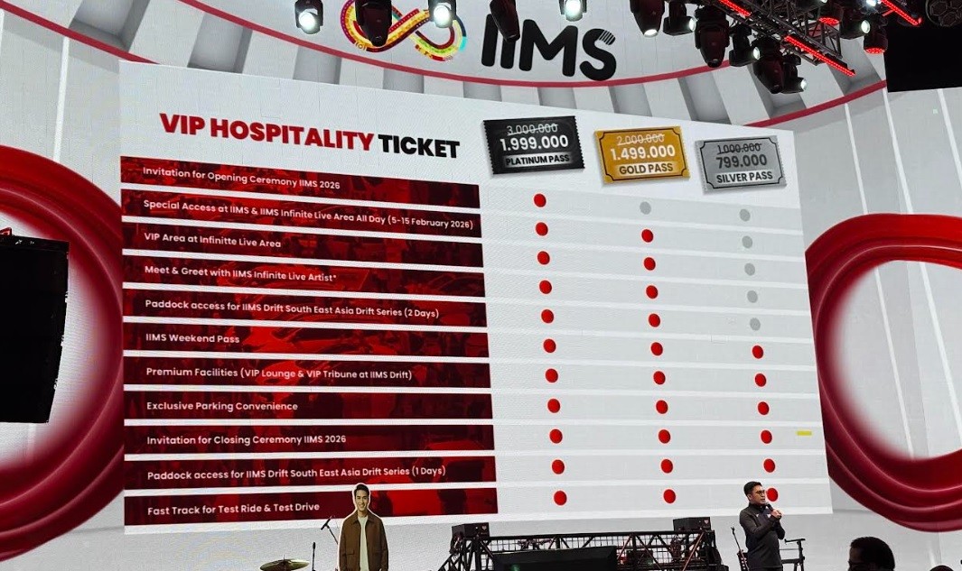 Harga Tiket IIMS 2026 Tak Naik, tapi Ada yang Dijual Hampir Rp2 Juta