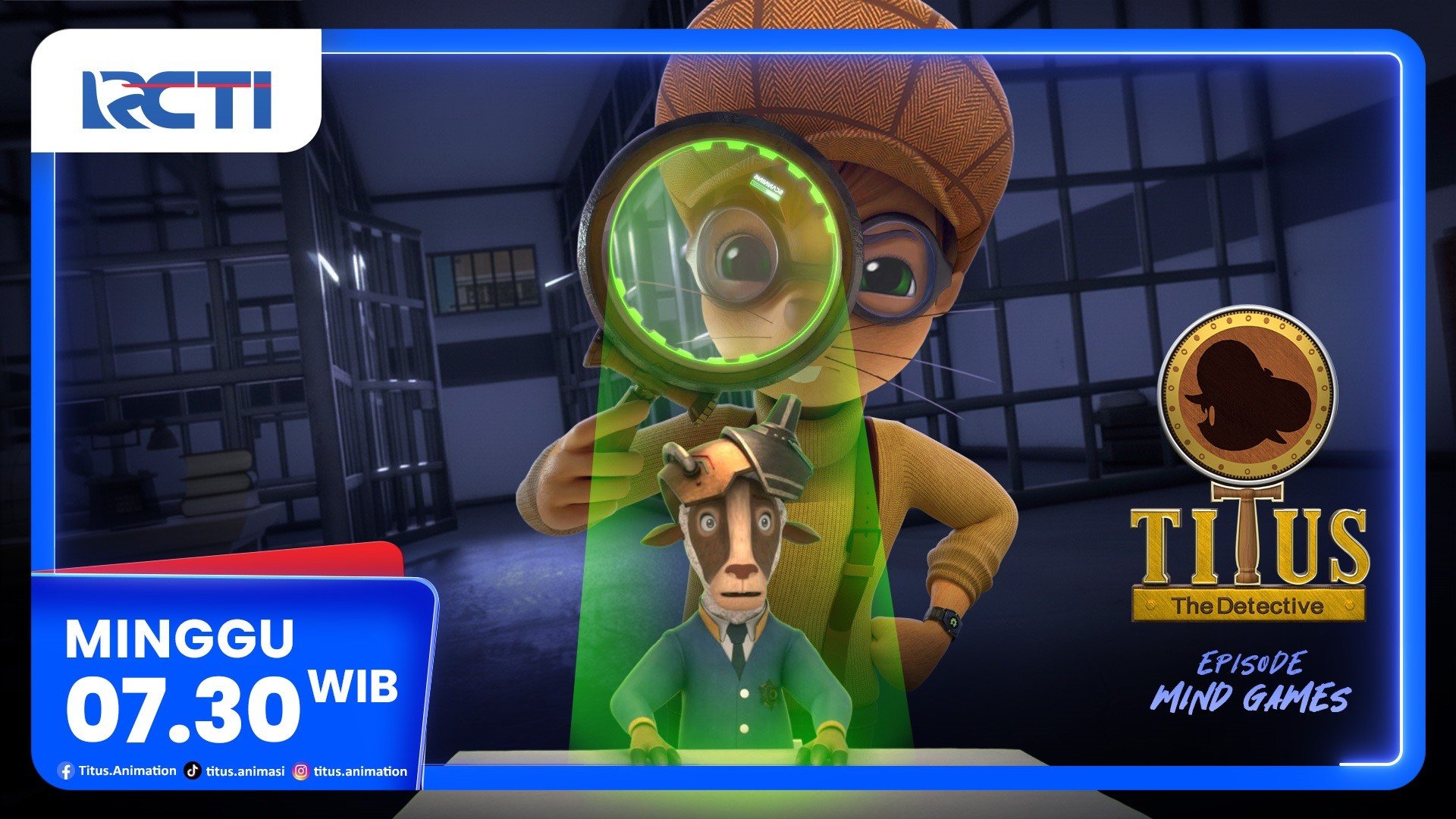 Titus The Detective Episode Baru Mind Games, Minggu 7 Desember 2025, Pukul 07.30 Pagi di RCTI
