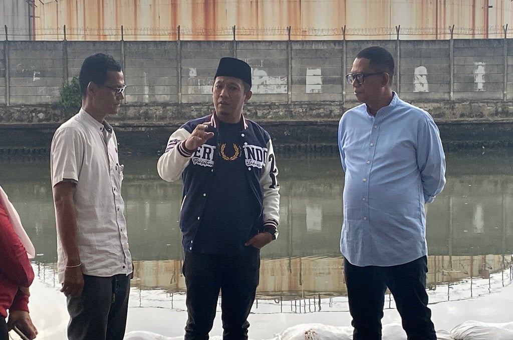 Legislator Perindo Dina Masyusin Blusukan ke Lagoa, Tinjau Tanggul Pesisir Jakarta