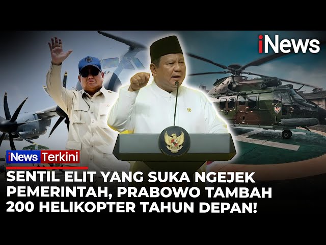 Panas! Presiden Prabowo Singgung Elit yang Suka Nyinyir soal Pengadaan Alutsista