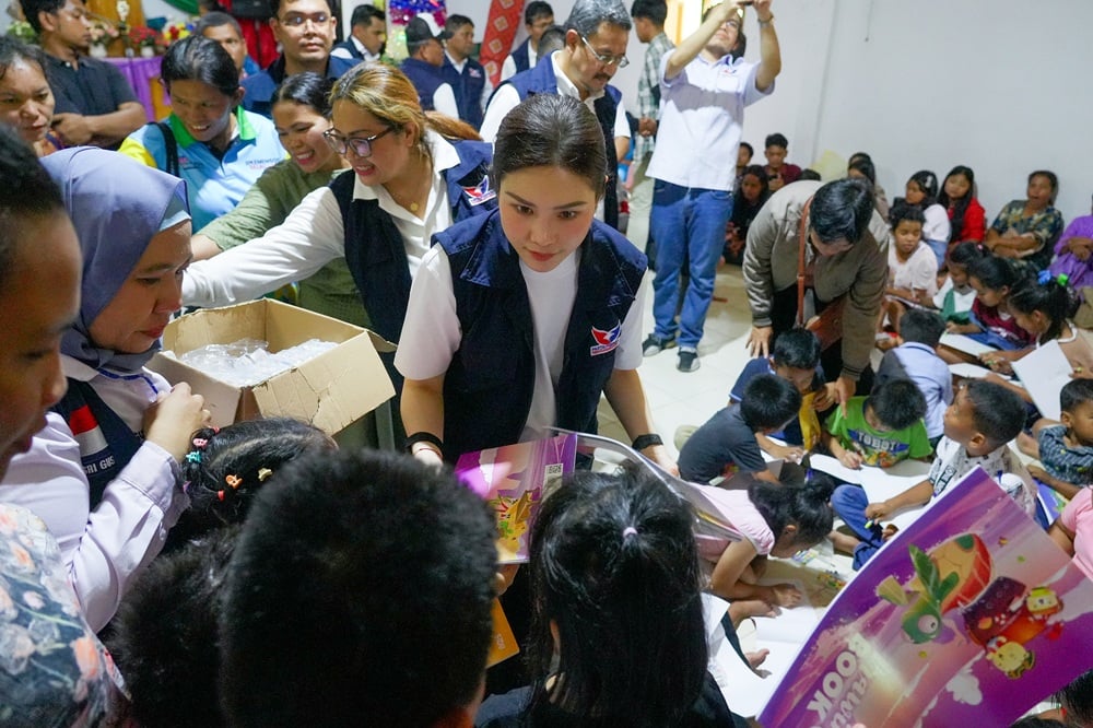 Tinjau Tapanuli Utara, Angela Tanoesoedibjo Dorong Segenap Kader Bantu Proses Pemulihan Korban Bencana Sumatra