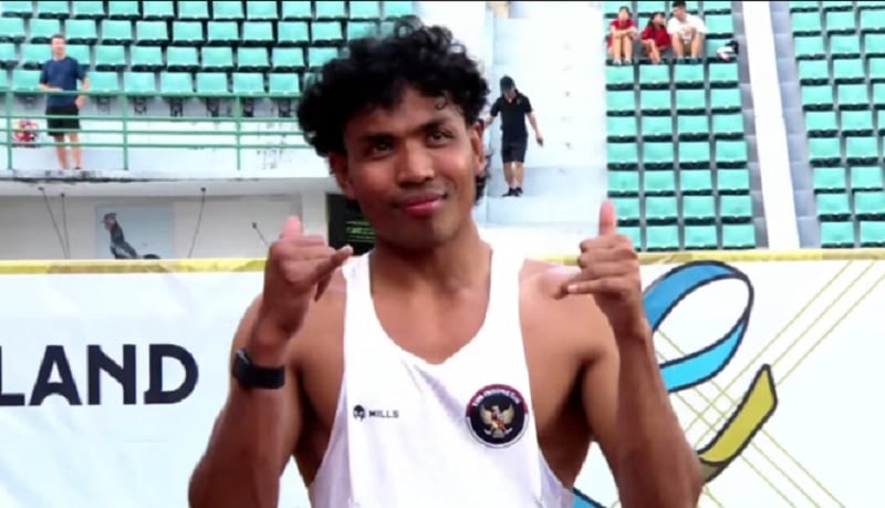 Zohri Dikalahkan Pelari Thailand! Sprinter Indonesia Raih Perak di SEA Games 2025 