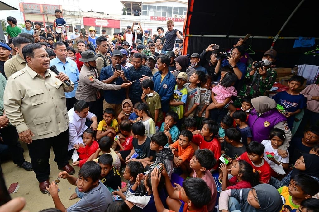 Prabowo Kunjungi Lokasi Terdampak Banjir di Aceh Tamiang, Datang sesuai Janji!