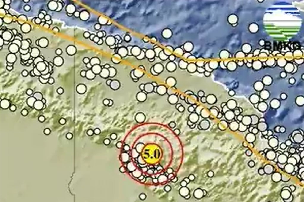 Gempa Hari Ini M 5,0 Guncang Bovendigoel Papua Kedalaman 10 Km