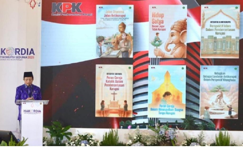Peringati Hakordia 2025, Kemenag dan KPK Luncurkan Buku Antikorupsi Lintas Agama di Jogja