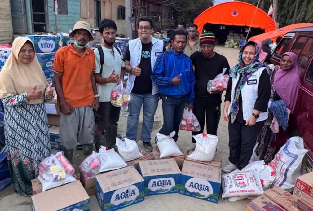 MNC Peduli Salurkan 14 Ton Bantuan untuk Warga Kuala Simpang Aceh Tamiang