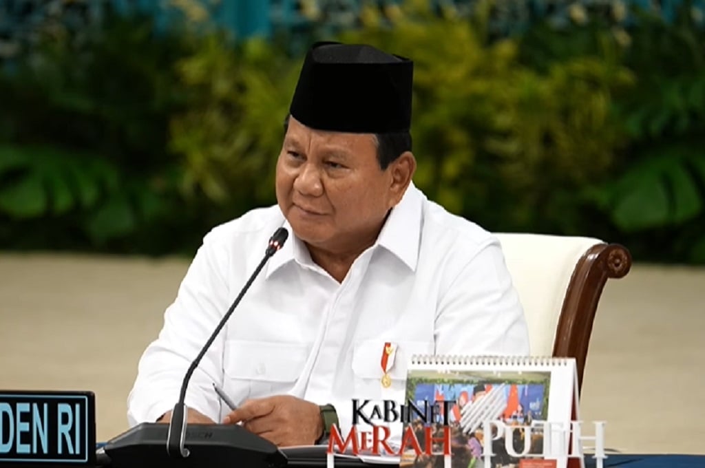 Sidang Kabinet, Prabowo Sentil Bupati yang Tak Loyal ke Rakyat saat Bencana