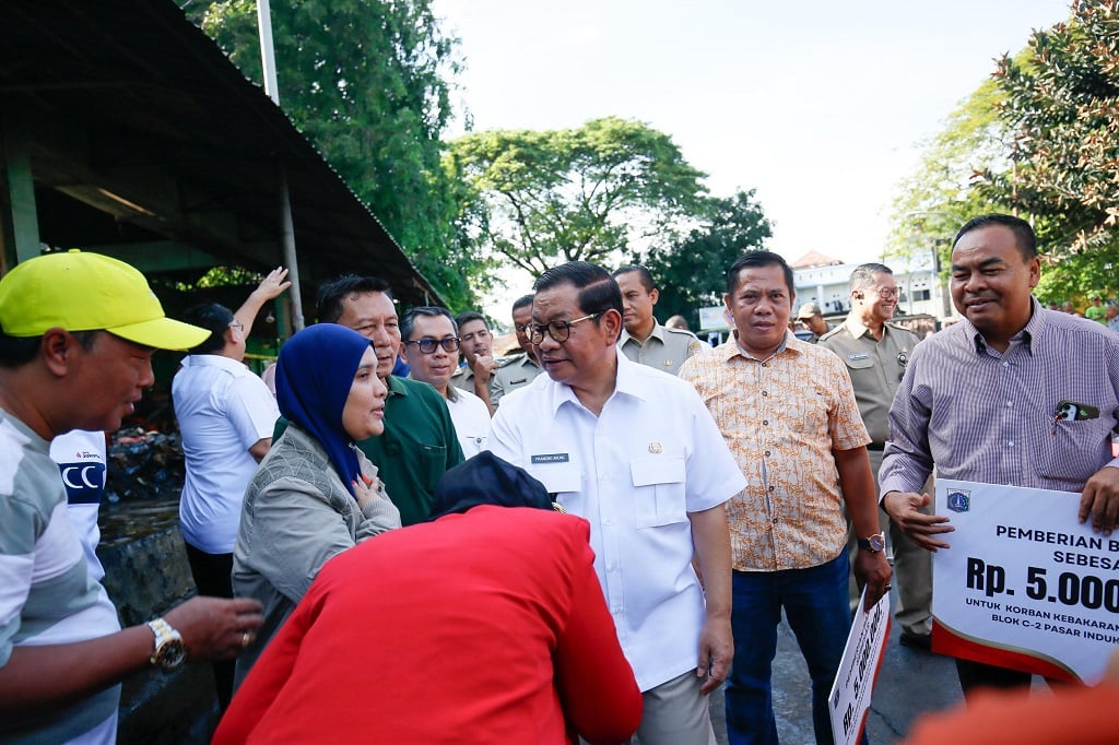 Pramono Perintahkan Renovasi Pasar Kramat Jati Dipercepat usai Kebakaran, Target 5 Hari Selesai